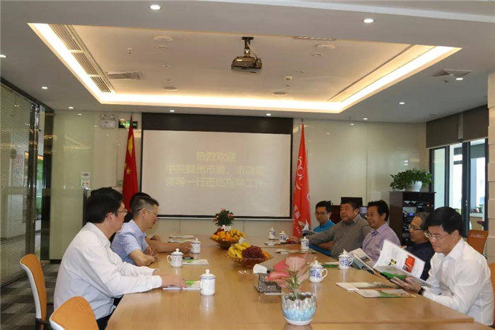 中共贛州市委常委、統(tǒng)戰(zhàn)部長彭業(yè)明等領導一行到訪廣東博皓考察指導-3