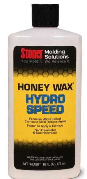 Stoner HoneyWax®Hydro Speed是一種高固含量的水性乳液，不含任何溶劑，旨在代替?zhèn)鹘y(tǒng)的高級(jí)涂蠟作為復(fù)合材料行業(yè)中的脫模劑。
